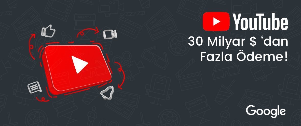 YouTube 3 Yılda 30 Milyar Dolardan Fazla Ödeme Yaptı